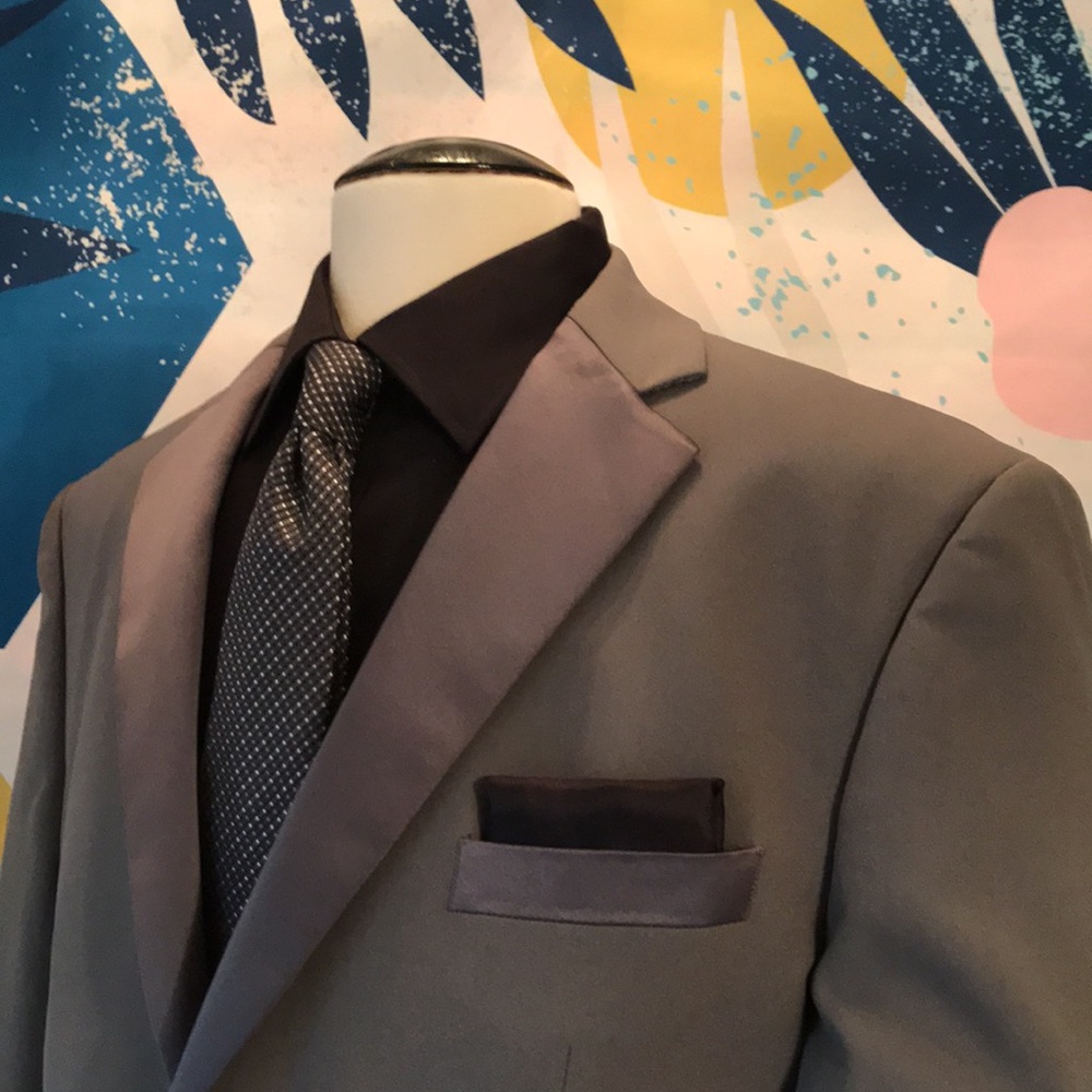 Lucci Gray Tuxedo Coat - image 2